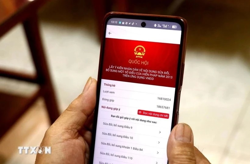 Tỷ lệ tán thành nội dung dự thảo Nghị quyết sửa đổi, bổ sung Hiến pháp là 99,75%