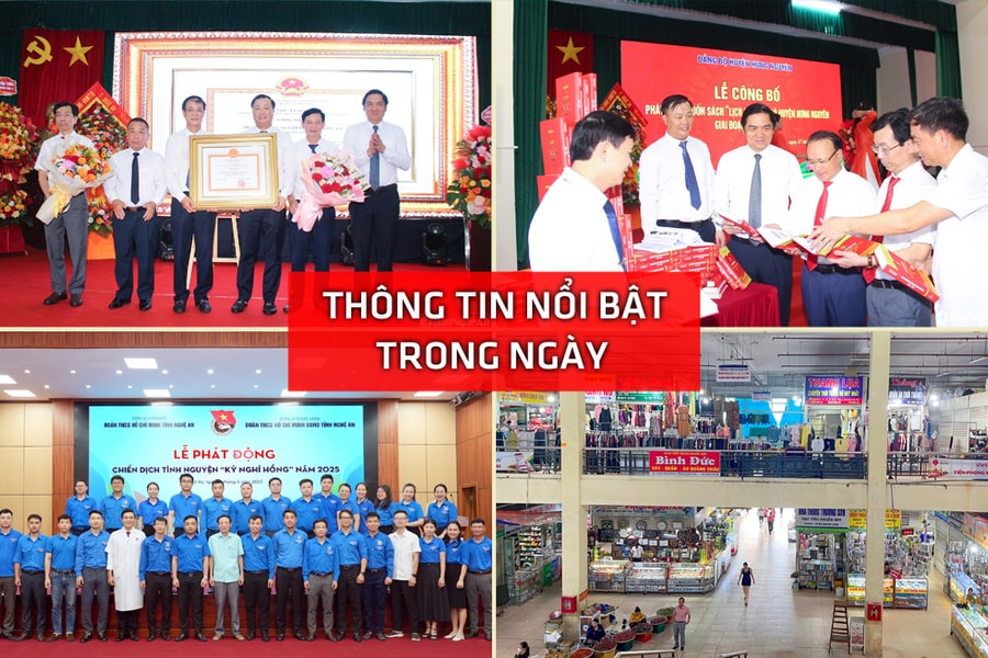 Nghệ An: Thông tin nổi bật ngày 7/6
