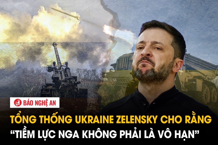 Tổng thống Ukraine Zelensky cho rằng ‘tiềm lực Nga không phải là vô hạn’