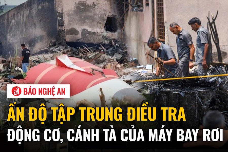 Ấn Độ tập trung điều tra động cơ, cánh tà của máy bay rơi