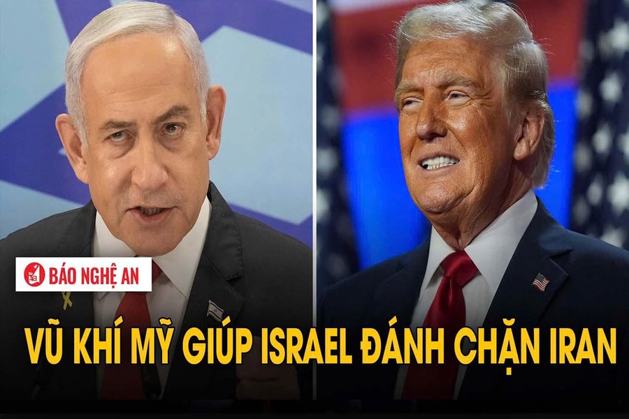 Vũ khí Mỹ giúp Israel đánh chặn Iran
