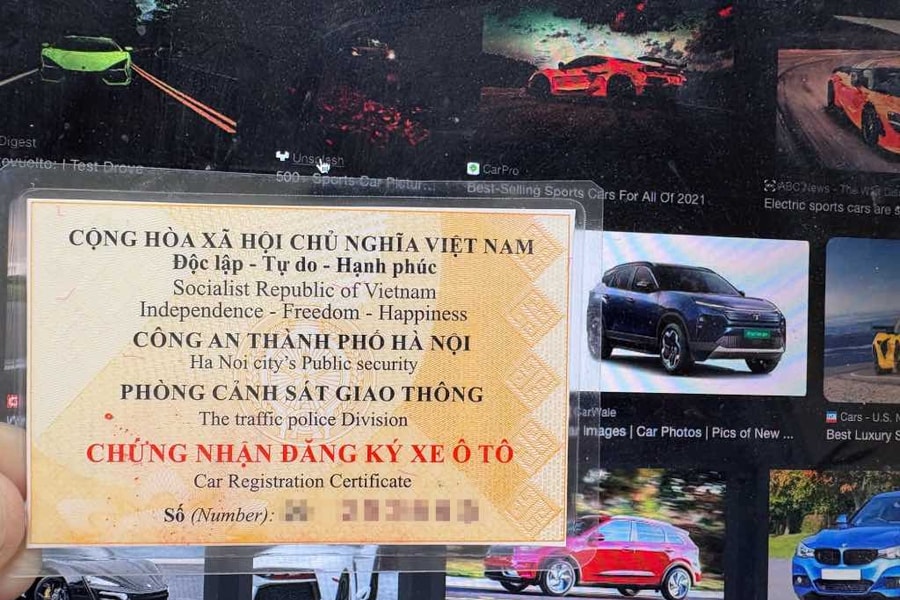 Trường hợp người dân phải đổi chứng nhận đăng ký xe sau sáp nhập