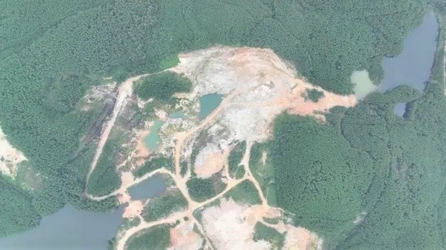 Vi phạm trong khai thác khoáng sản, một doanh nghiệp bị phạt gần 800 triệu đồng