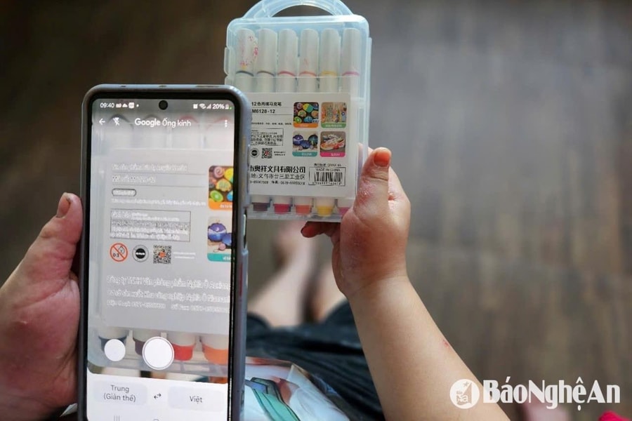 Nhiều hàng hóa không nhãn phụ tiếng Việt trên thị trường Nghệ An