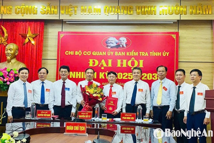 Chi bộ Cơ quan Ủy ban Kiểm tra Tỉnh ủy Nghệ An Đại hội nhiệm kỳ 2025 -2030