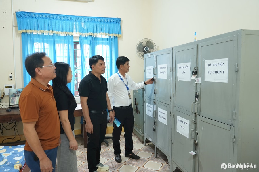 Nghe An schools ready for National High School Graduation Exam