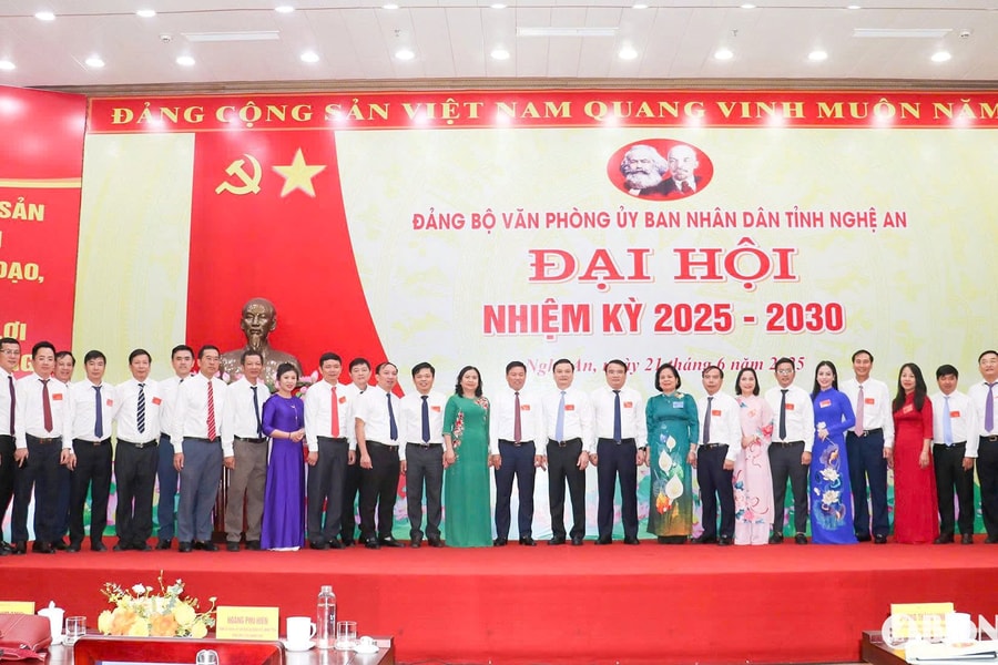 Đại hội Đảng bộ Văn phòng UBND tỉnh Nghệ An nhiệm kỳ 2025-2030