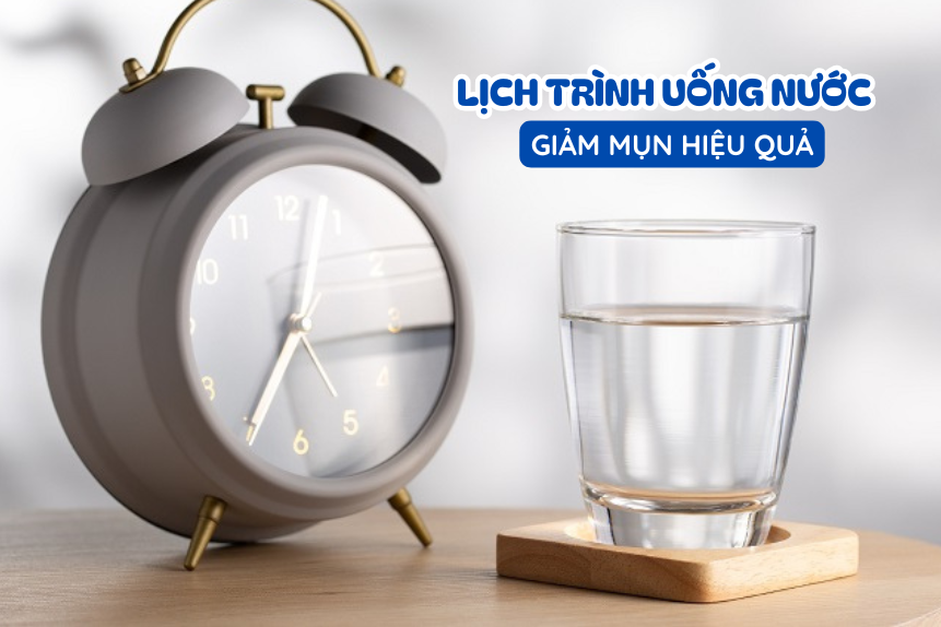 Uống bao nhiêu nước một ngày để giảm mụn hiệu quả?
