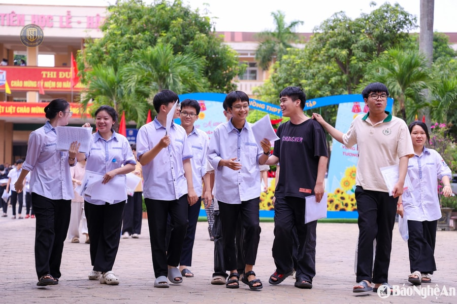 Thi tốt nghiệp THPT: Đề thi môn Ngữ văn tạo hứng thú cho nhiều thí sinh Nghệ An