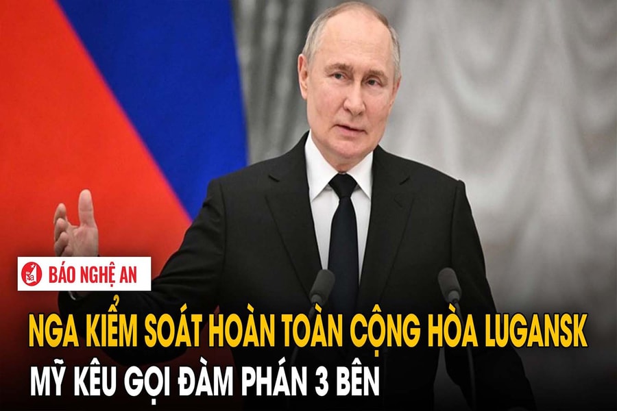 Nga kiểm soát hoàn toàn Cộng hòa Lugansk, Mỹ kêu gọi đàm phán 3 bên