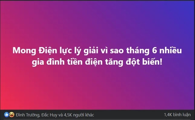 Nguyên nhân nào tiền điện tháng 6 tăng đột biến, không phải chỉ từ trời nắng nóng