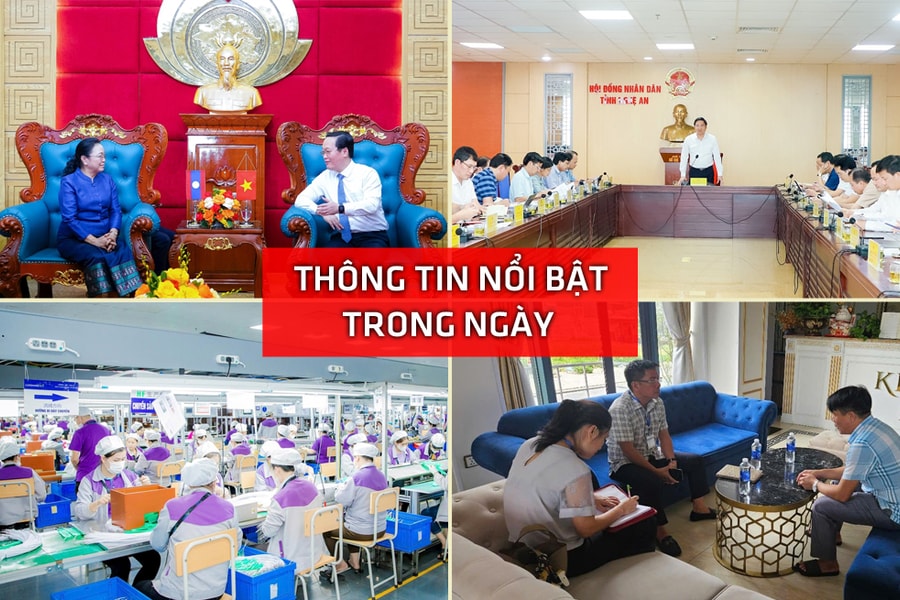 Nghệ An: Thông tin nổi bật ngày 4/7