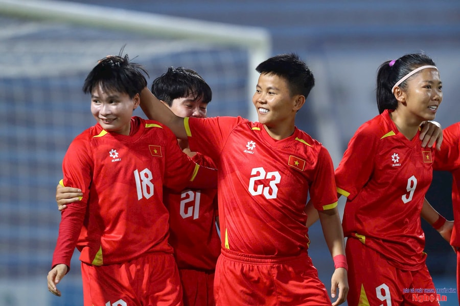 Tuyển nữ Việt Nam thắng đậm Guam, giành vé dự vòng chung kết Asian Cup nữ 2026