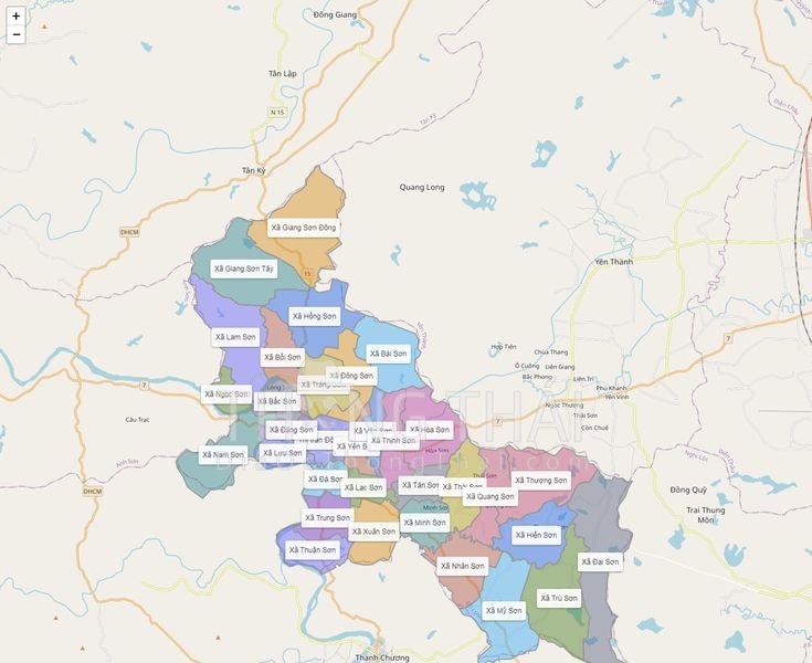 Huyện Đô Lương (cũ) Nghệ An hình thành 6 xã mới nào sau sắp xếp các đơn vị hành chính?