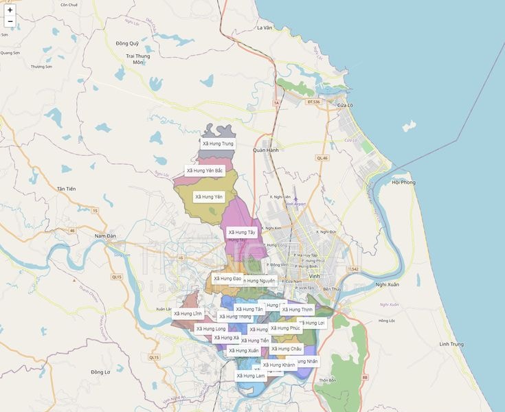 Huyện Hưng Nguyên (cũ) Nghệ An hình thành 4 xã mới nào sau sắp xếp các đơn vị hành chính?