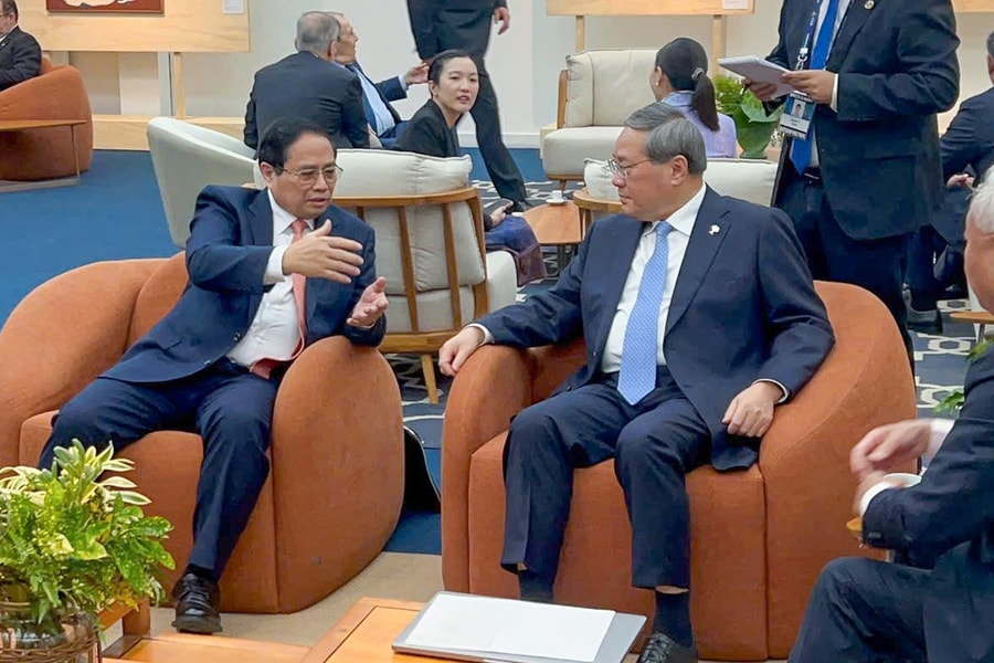 Thủ tướng Phạm Minh Chính gặp Thủ tướng Quốc vụ viện Trung Quốc