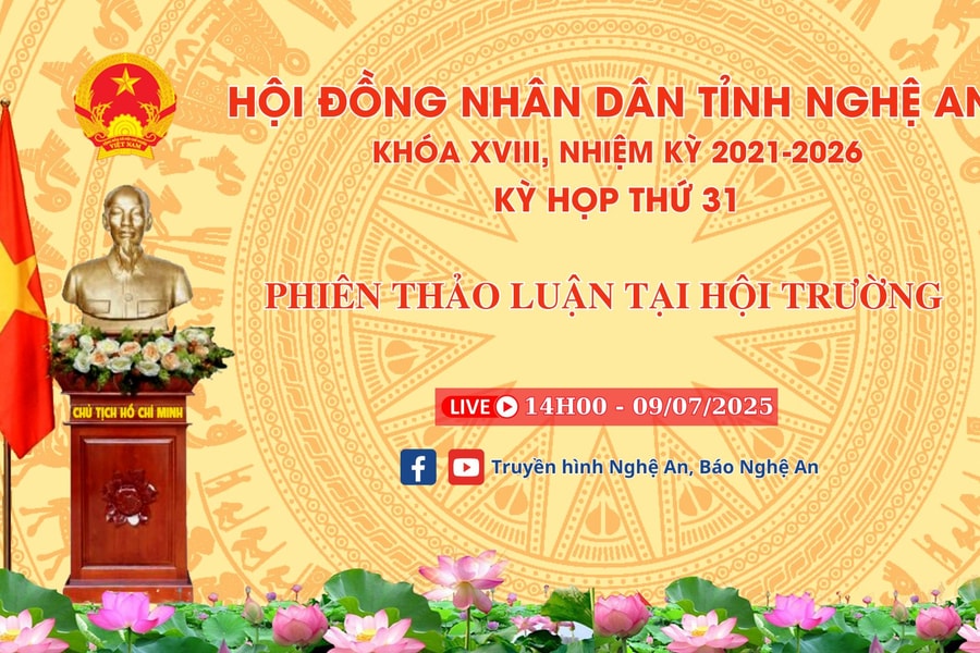 TRỰC TIẾP: Phiên thảo luận tại hội trường Kỳ họp thứ 31 HĐND tỉnh nhiệm kỳ 2021-2026