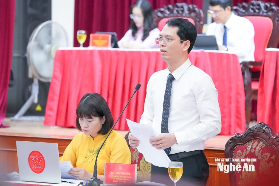 HĐND tỉnh Nghệ An chất vấn trách nhiệm cải thiện môi trường đầu tư, nâng thứ hạng PCI