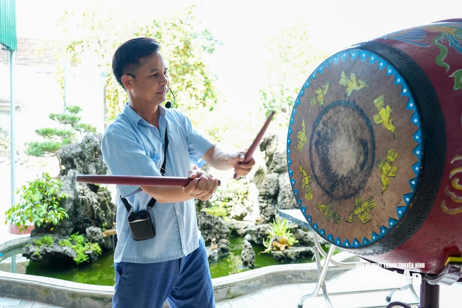 Về Quan Thành, gặp nghệ nhân trống tế nổi tiếng xứ Nghệ