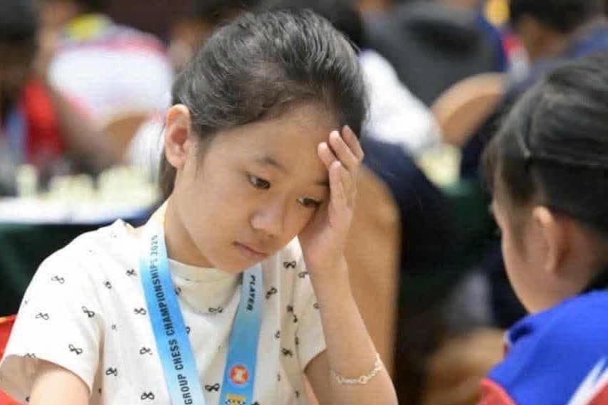 Kiện tướng cờ vua 10 tuổi người Nghệ An giành 5 Huy chương Vàng, 1 Huy chương Bạc tại Giải Cờ vua trẻ Đông Nam Á