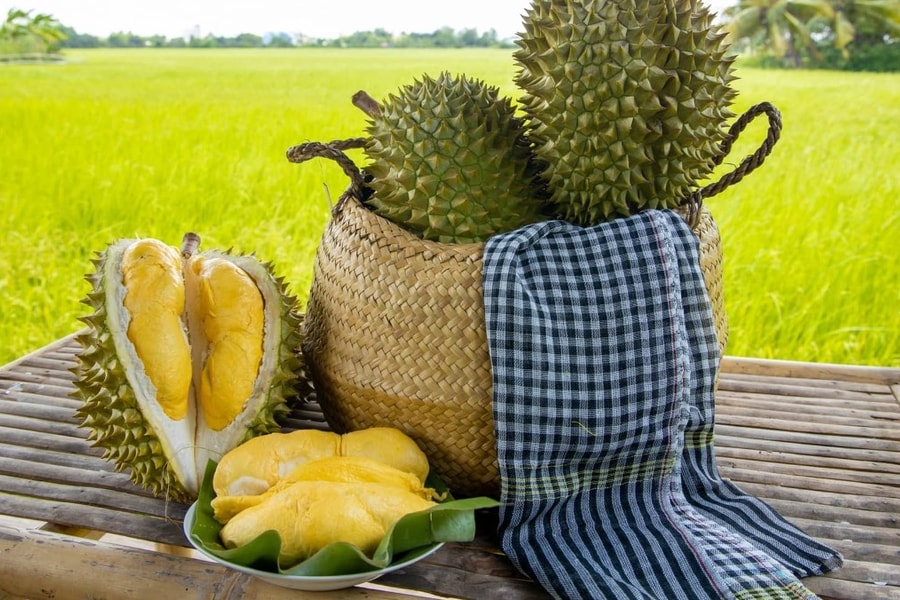 Giá sầu riêng rẻ kỷ lục, người dân Hà Nội thoải mái thưởng thức 'vua trái cây'