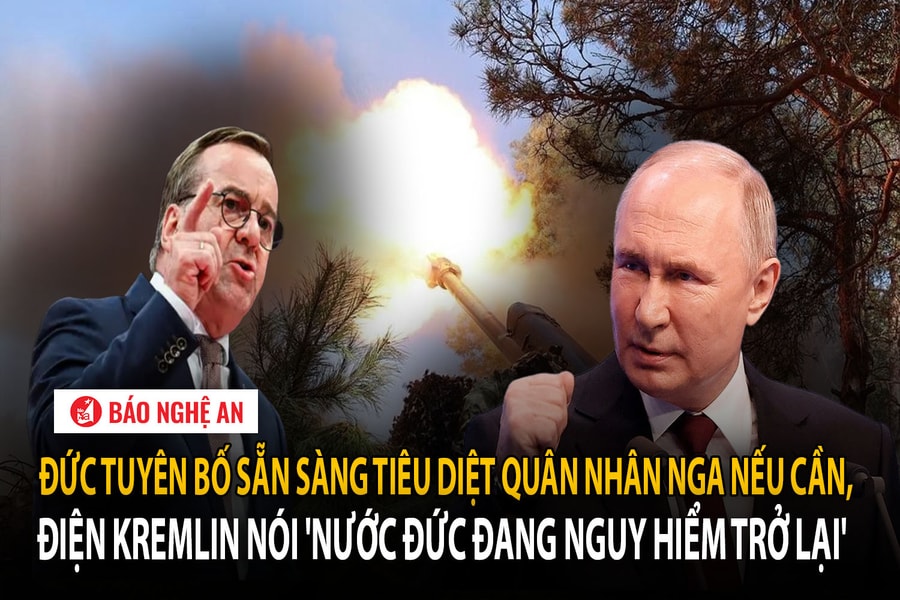 'Nước Đức đang nguy hiểm trở lại' khi tuyên bố sẵn sàng tiêu diệt quân nhân Nga?