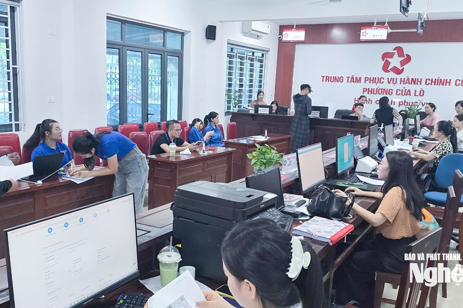 “Ngày thứ Bảy vì dân”, giải quyết thủ tục hành chính nhanh, gọn tại các phường, xã ở Nghệ An