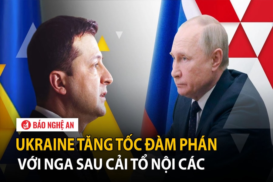 Ukraine tăng tốc đàm phán với Nga sau cải tổ nội các