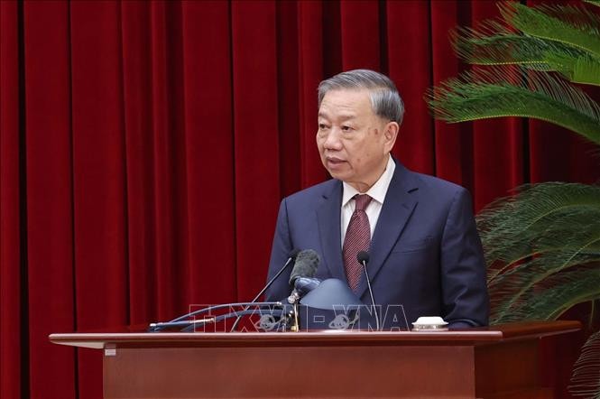 Phát biểu của Tổng Bí thư Tô Lâm tại phiên bế mạc Hội nghị Trung ương lần thứ 12