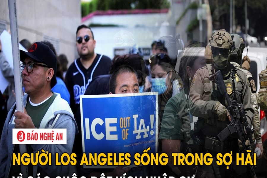 Người Los Angeles sống trong sợ hãi vì các cuộc đột kích nhập cư