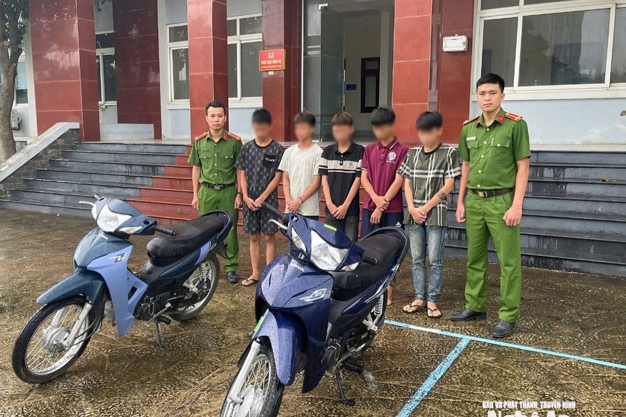 Triệt phá nhóm thanh, thiếu niên trộm cắp xe máy dọc đường liên tỉnh