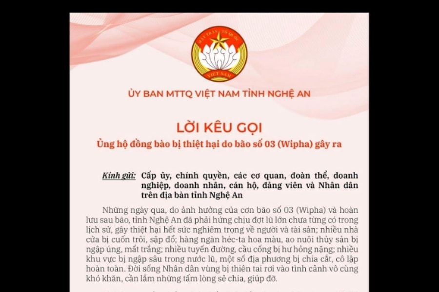 Ai được kêu gọi từ thiện, ủng hộ người dân chịu ảnh hưởng bởi thiên tai?