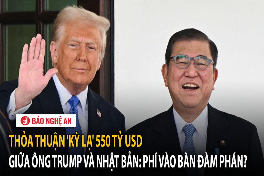 Thỏa thuận 'kỳ lạ' 550 tỷ USD giữa ông Trump và Nhật Bản: Phí vào bàn đàm phán?