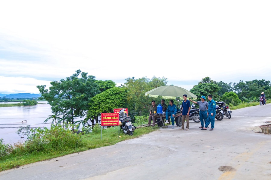 Nghệ An: Các xã vùng hạ lưu sông Lam chủ động phòng, chống lụt tại những khu vực dễ bị ngập sâu