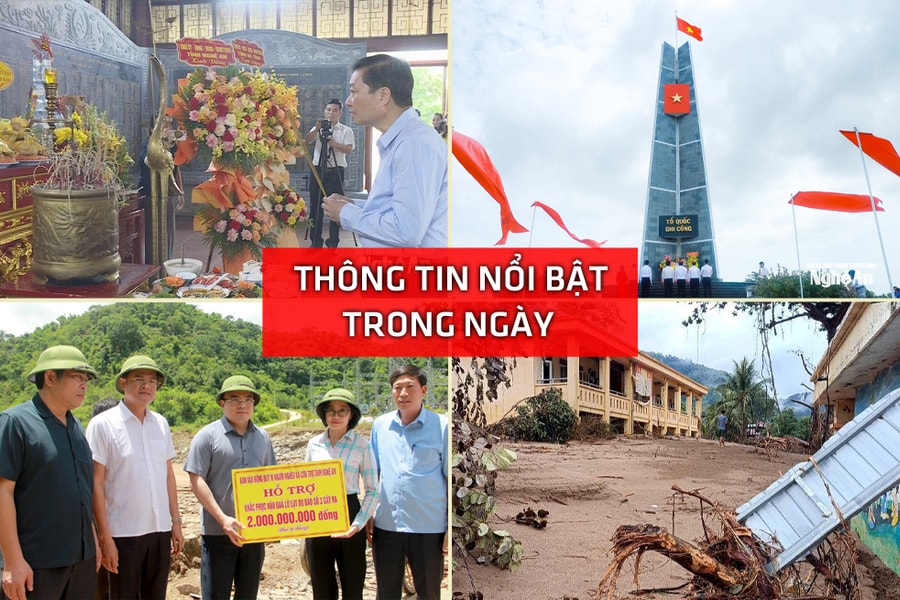 Nghệ An: Thông tin nổi bật trong ngày