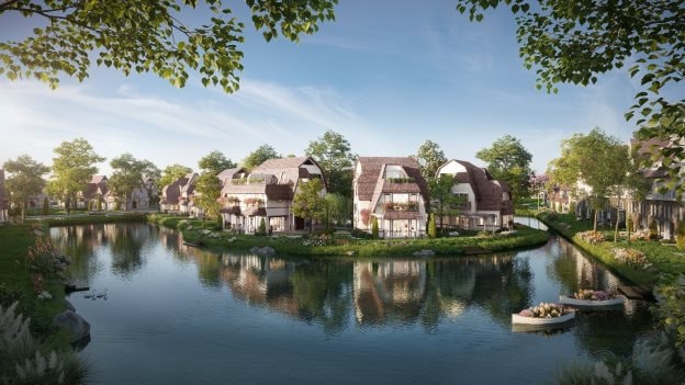 Khám phá hệ thống tuần hoàn nước khép kín, an toàn tại Đảo Châu Âu, Eco Central Park