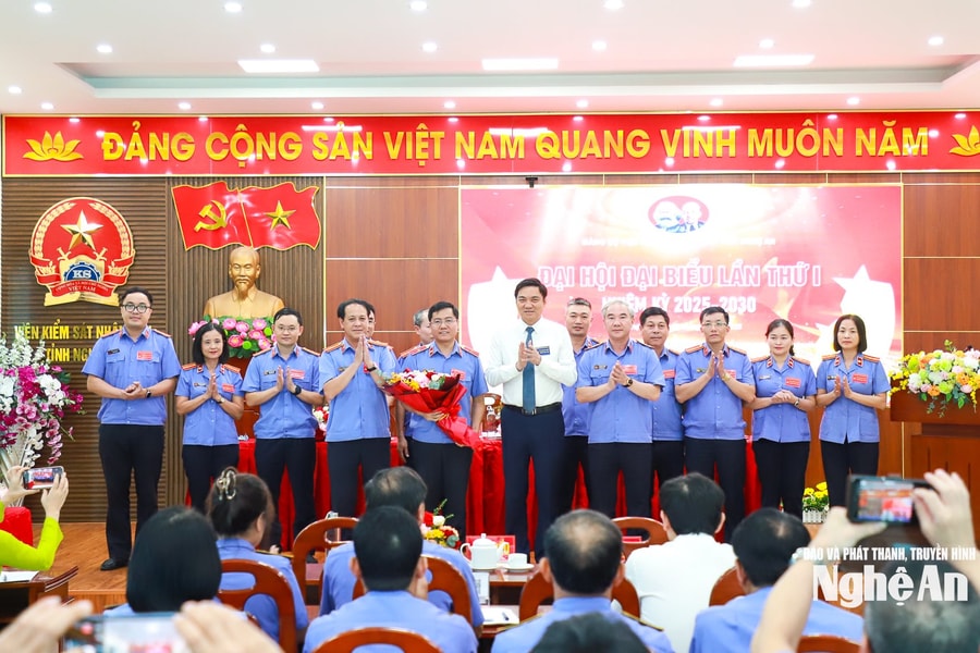 Đại hội Đại biểu Đảng bộ Viện Kiểm sát nhân dân tỉnh Nghệ An, nhiệm kỳ 2025 - 2030