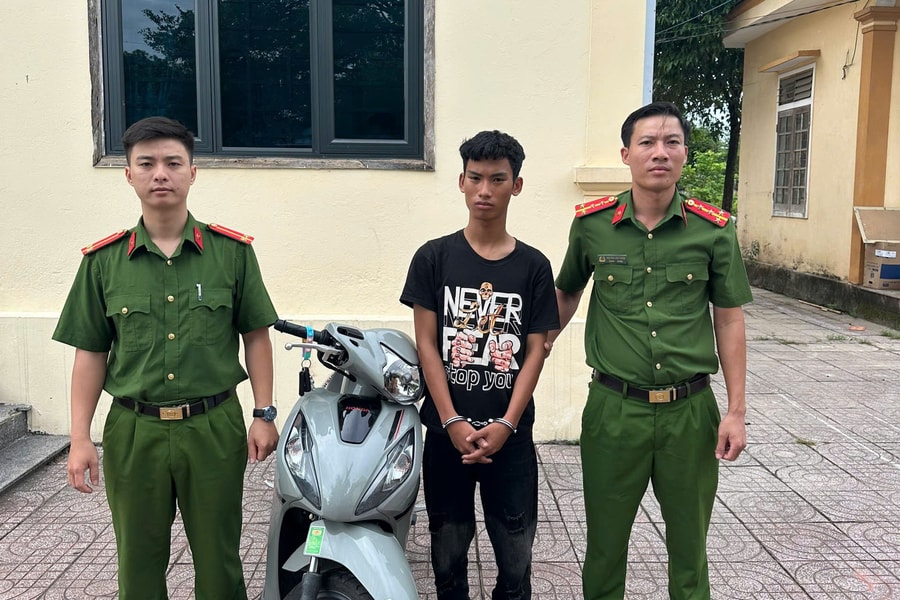 Bắt giữ đối tượng nghiện game liều lĩnh trộm cắp xe mô tô ngay trước cổng bệnh viện