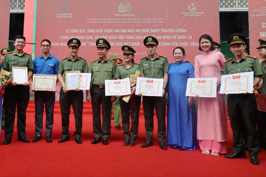 Nghệ An đạt 1 giải B và 1 giải C tại Cuộc thi tìm hiểu 80 năm Ngày truyền thống Công an nhân dân