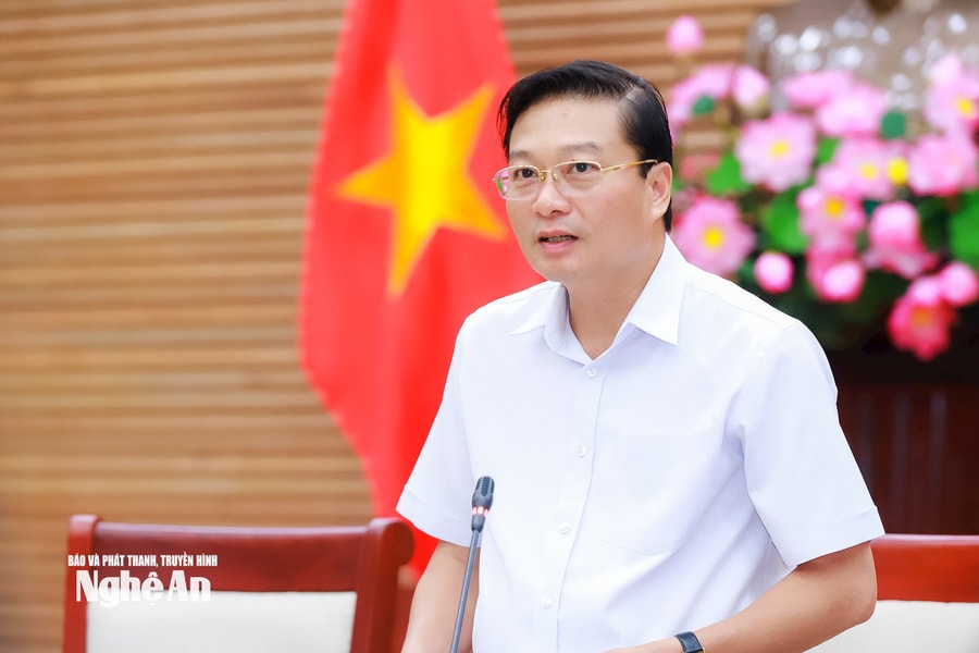 Chủ tịch UBND tỉnh Nghệ An Lê Hồng Vinh: Khắc phục hậu quả bão số 3 với phương châm 'nhanh, sớm, kịp thời'