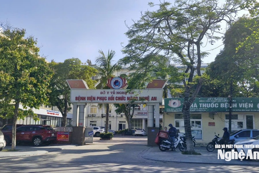 Khai thác nước dưới đất trái quy định, Bệnh viện Phục hồi chức năng Nghệ An bị xử phạt 20 triệu đồng