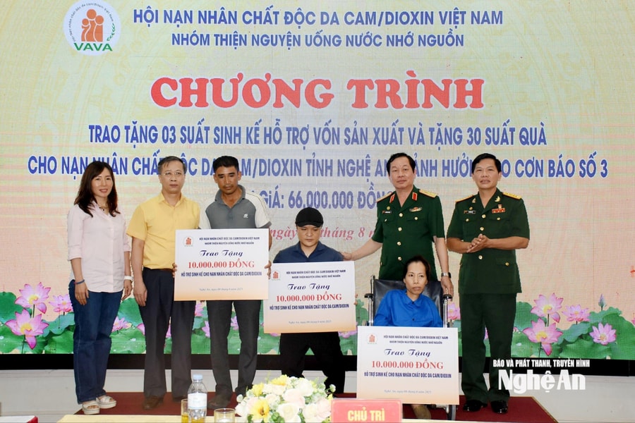 Hội Nạn nhân chất độc da cam/dioxin tỉnh Nghệ An tổ chức gặp mặt kỷ niệm 64 năm ngày thảm họa da cam Việt Nam