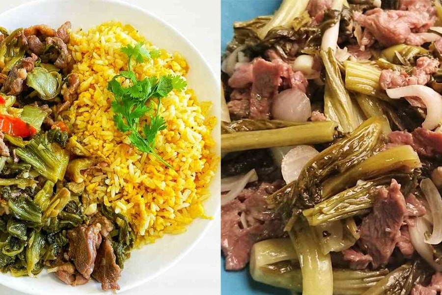 Cách làm cơm chiên dưa bò đơn giản, thơm ngon khó cưỡng