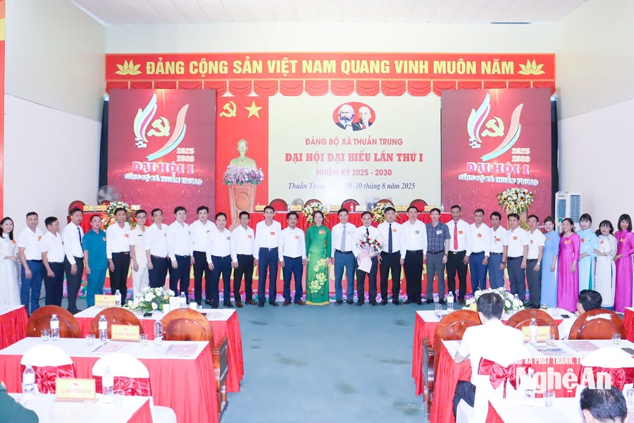 Đảng bộ xã Thuần Trung tổ chức Đại hội lần thứ nhất, nhiệm kỳ 2025 - 2030