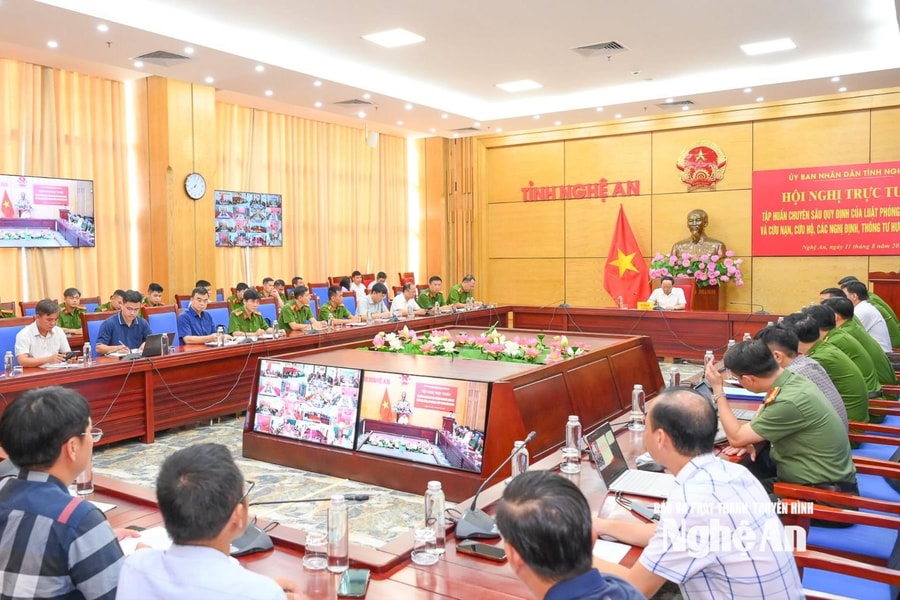 Nghệ An: Phân công rõ trách nhiệm cán bộ, công chức, viên chức trong thực hiện công tác phòng cháy, chữa cháy và cứu nạn, cứu hộ