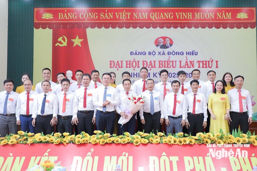 Đại hội Đảng bộ xã Đông Hiếu lần thứ I, nhiệm kỳ 2025 - 2030