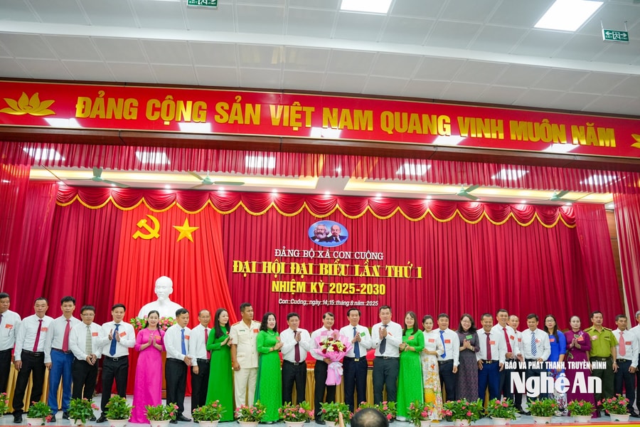 Đảng bộ xã Con Cuông tổ chức Đại hội đại biểu lần thứ I, nhiệm kỳ 2025–2030