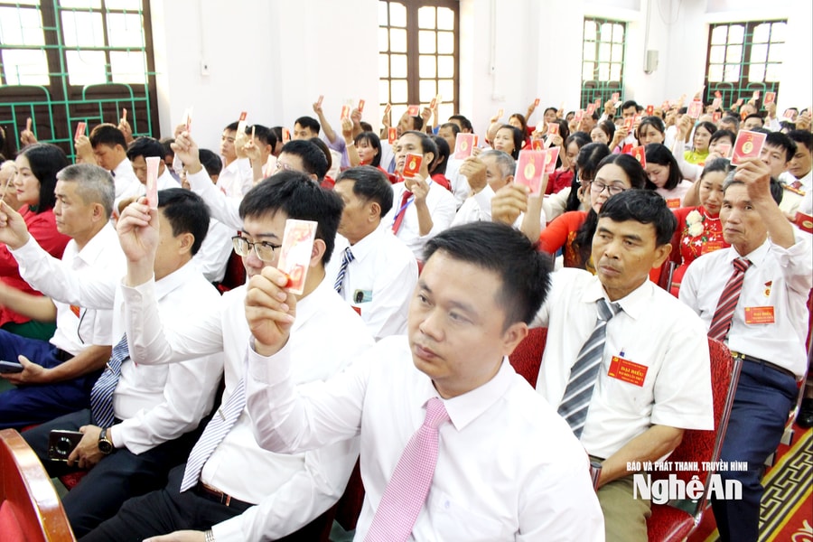 Đảng bộ các xã Châu Lộc, Quỳnh Tam tổ chức Đại hội nhiệm kỳ 2025 - 2030