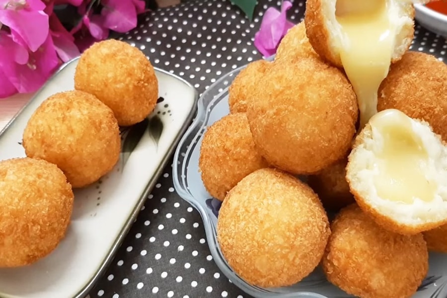 Món ăn ngon: Cách làm bánh tráng bọc khoai tây phô mai