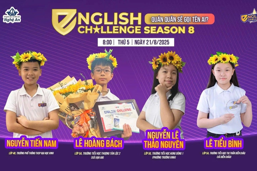 [Trực tiếp] Chung kết English Challenge mùa 8